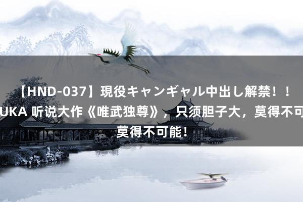 【HND-037】現役キャンギャル中出し解禁！！ ASUKA 听说大作《唯武独尊》，只须胆子大，莫得不可能！