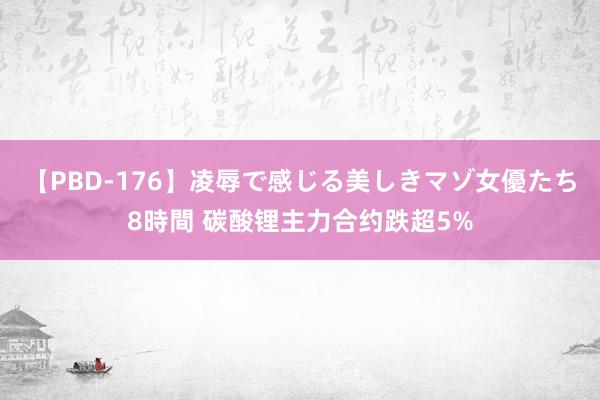 【PBD-176】凌辱で感じる美しきマゾ女優たち8時間 碳酸锂主力合约跌超5%