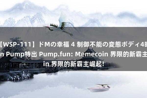 【WSP-111】ドMの幸福 4 制御不能の変態ボディ4時間 Sun Pump特出 Pump.fun: Memecoin 界限的新霸主崛起!